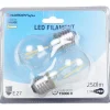Hot Gifi Ampoule LED à filament G45 lumière chaude 2,5W x2
