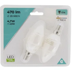 New Gifi Ampoule LED C35 E14 x2