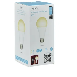 Discount Gifi Ampoule LED connectée blanc ajustable B22 60 W