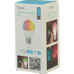 Outlet Gifi Ampoule LED connectée couleurs changeantes E27 40 W