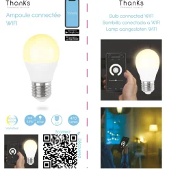 Best Gifi Ampoule LED connectée E27 40 W