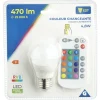 Hot Gifi Ampoule LED E27 G45 couleurs changeantes avec télécommande 470lms