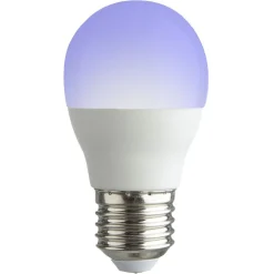 Hot Gifi Ampoule LED E27 G45 couleurs changeantes avec télécommande 470lms