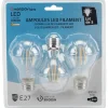 Clearance Gifi Ampoule LED filament clair 60W culot E27 Homday Lights x 3