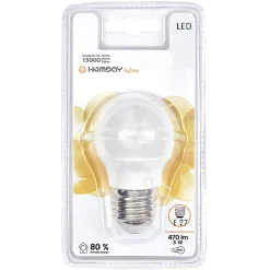 Discount Gifi Ampoule LED Sphérique 5 W G45
