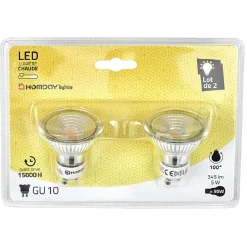 Discount Gifi AMPOULE LEDX2 GU10 5W