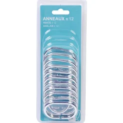 Sale Gifi Anneau de douche gris ovale x12