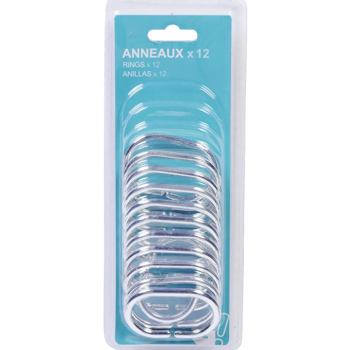 Sale Gifi Anneau de douche gris ovale x12