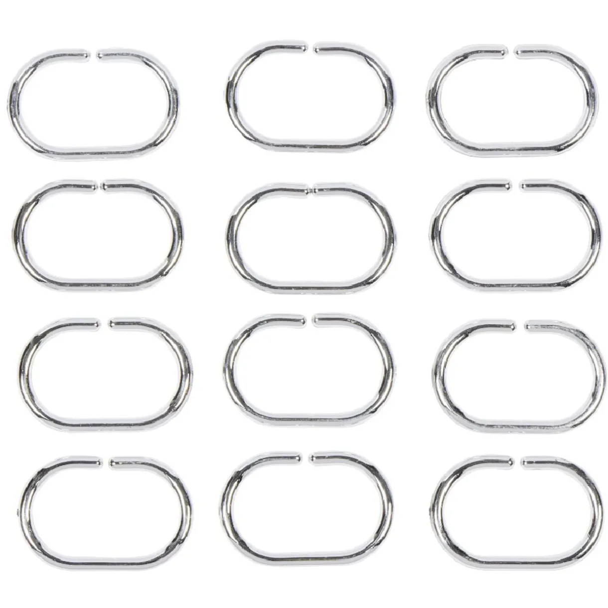 Sale Gifi Anneau de douche gris ovale x12