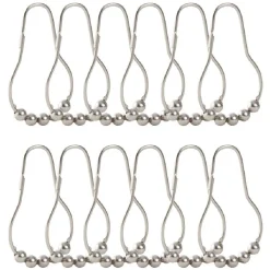 Sale Gifi Anneau de douche métal gris x12