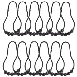 Outlet Gifi Anneau de douche métal noir x12