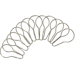 Best Gifi Anneau rideau de douche en métal x12