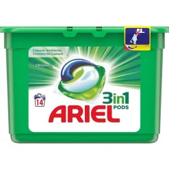Entretien Du Linge|Gifi Ariel pods 3 en 1 peaux sensibles x14