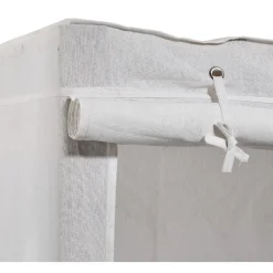 Rangement|Gifi Armoire dressing en bois et housse coton