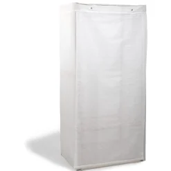 Rangement|Gifi Armoire dressing en bois et housse coton