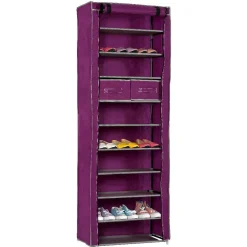 Rangement|Gifi Armoire dressing violet