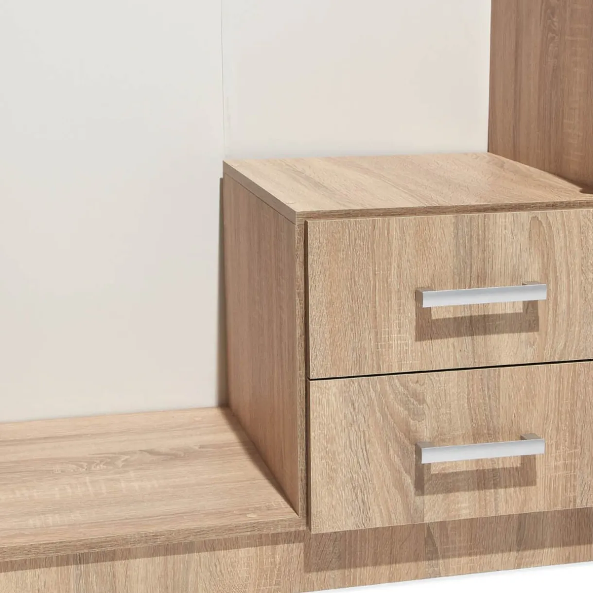 Rangement|Gifi Armoire Ohio chêne sonoma 3 portes