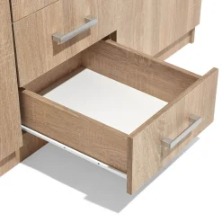 Rangement|Gifi Armoire Ohio chêne sonoma 3 portes