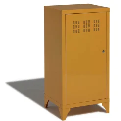 Rangement|Gifi Armoire Pittsburgh jaune moutarde 1 porte