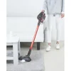 Nettoyage Et Entretien|Gifi Aspirateur 2 en 1 sans fil sans sac silencieux Homday rouge
