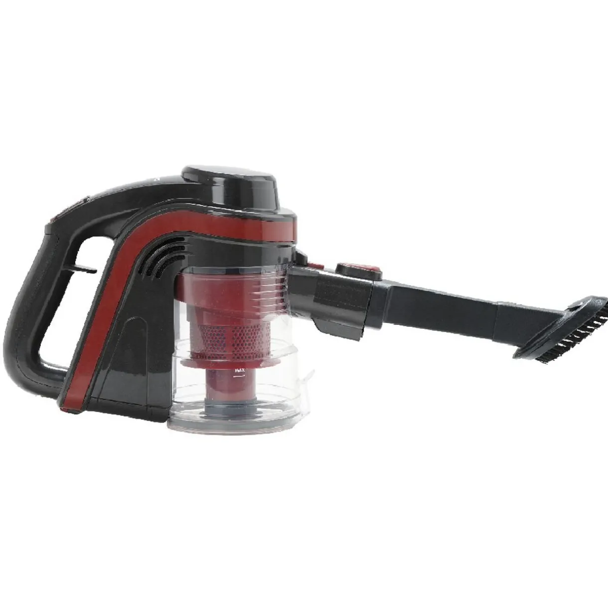 Nettoyage Et Entretien|Gifi Aspirateur 2 en 1 sans fil sans sac silencieux Homday rouge
