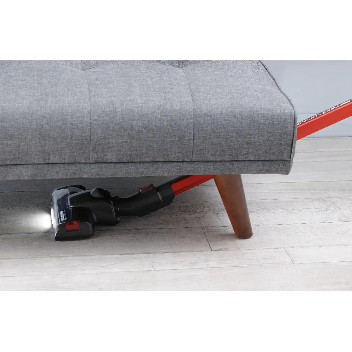 Nettoyage Et Entretien|Gifi Aspirateur 2 en 1 sans fil sans sac silencieux Homday rouge