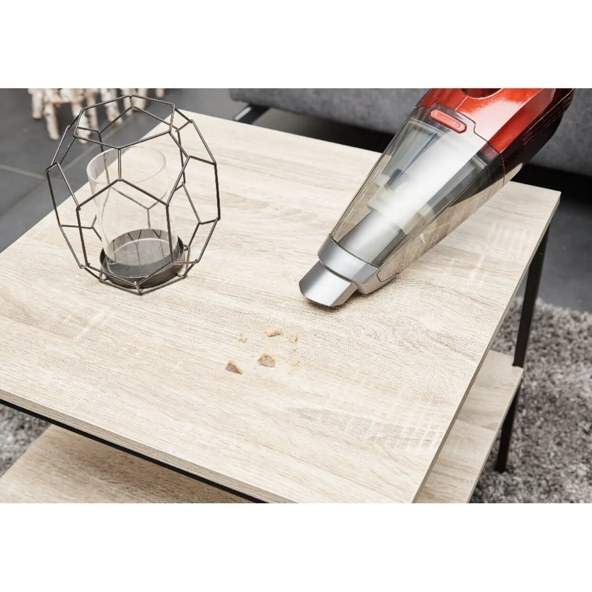 Nettoyage Et Entretien|Gifi Aspirateur balai sans sac 2 en 1 gris et rouge Homday