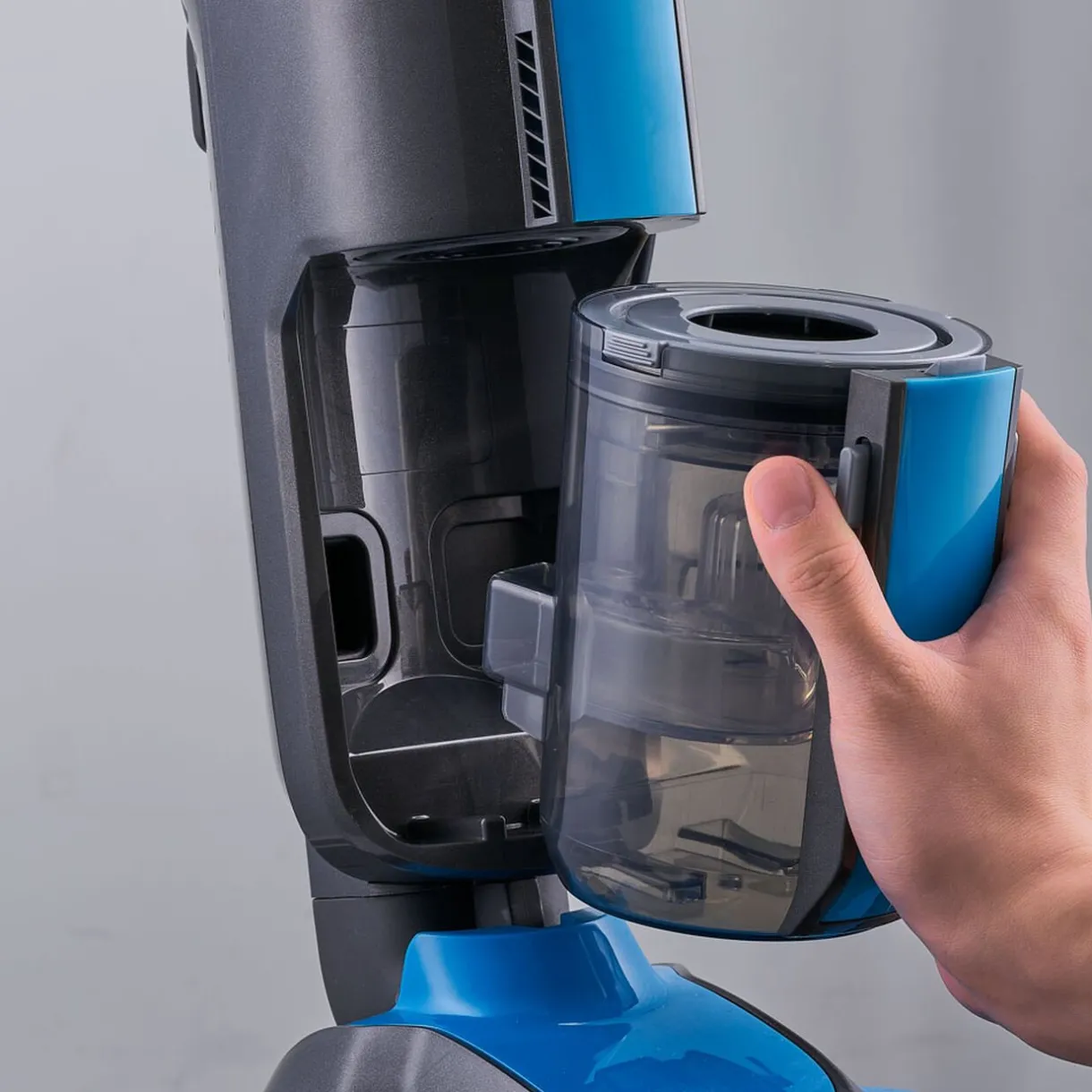 Nettoyage Et Entretien|Gifi Aspirateur lavant Homday 3en1 cyclone à vapeur noir et bleu