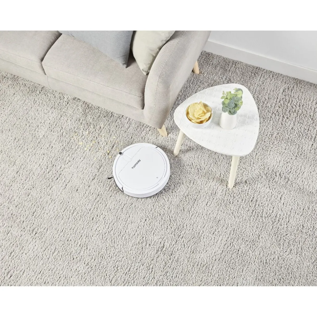 Nettoyage Et Entretien|Gifi Aspirateur robot Homday Auto Charge 4 Modes de nettoyage