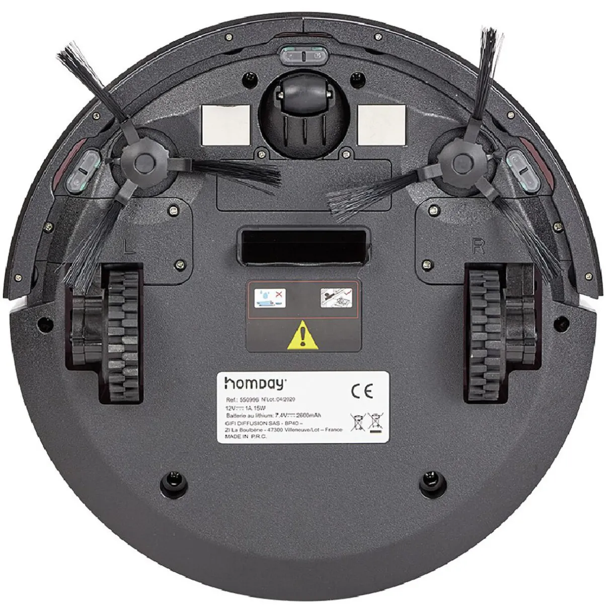 Nettoyage Et Entretien|Gifi Aspirateur robot Homday Auto Charge 4 Modes de nettoyage