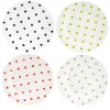 Assiette à dessert à pois colorés x4^Gifi Clearance