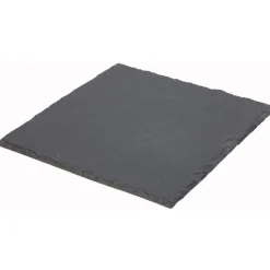 Assiette à dessert ardoise carrée^Gifi Discount