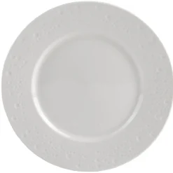 Assiette à dessert blanc effet martelé x4^Gifi Hot