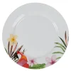 Assiette à dessert blanche décor perroquet^Gifi Sale