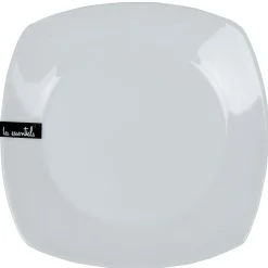 Assiette à dessert carrée blanche Les essentiels^Gifi Sale