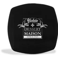 Assiette à dessert carrée noire design dessert maison^Gifi Clearance