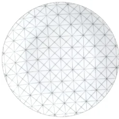 Assiette à dessert design géométrique dépareillé x4^Gifi Hot