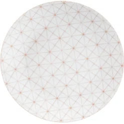 Assiette à dessert design géométrique dépareillé x4^Gifi Hot