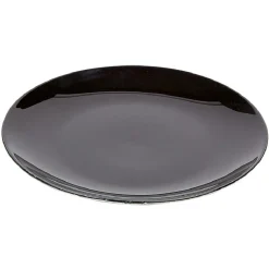 Assiette à dessert en porcelaine décor marbre gris^Gifi New