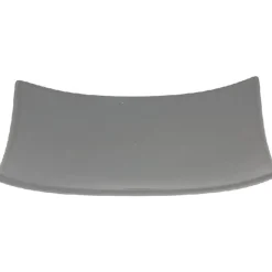 Assiette à dessert grise recourbée^Gifi Clearance