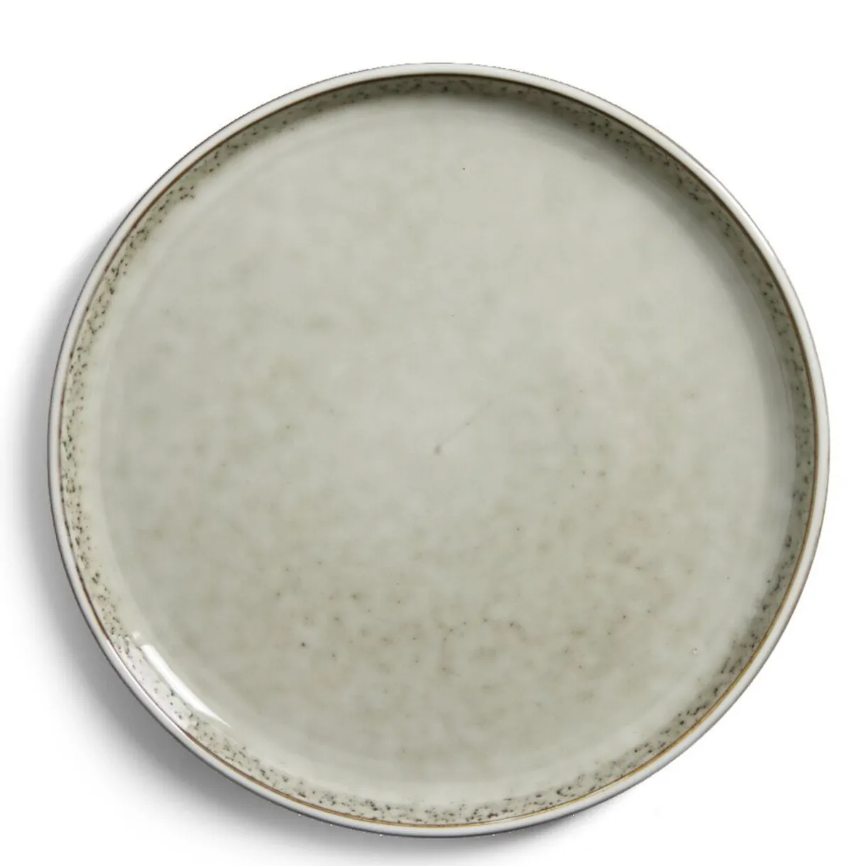 Assiette à dessert grès gris Ø21,5cm^Gifi