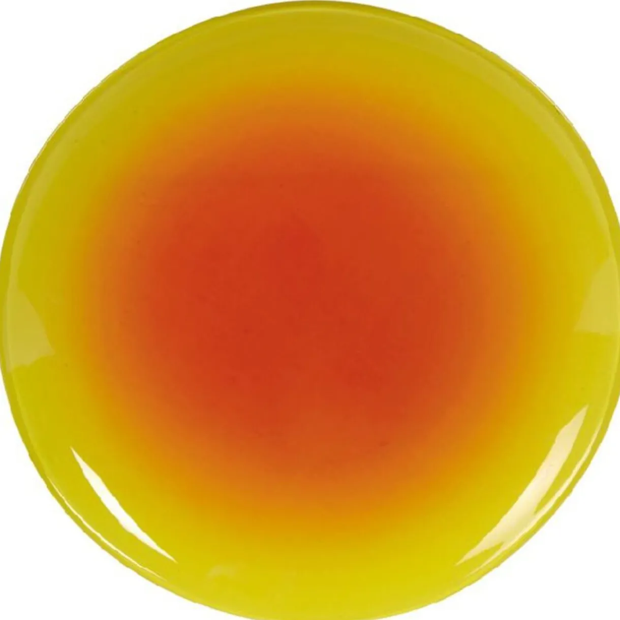 Assiette à dessert Luminarc jaune orange^Gifi Discount
