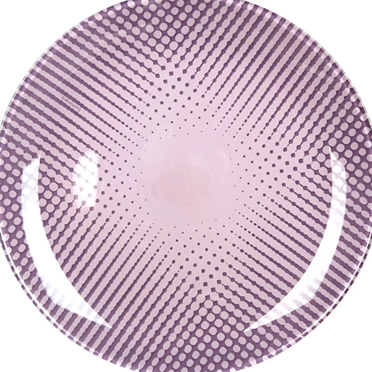 Assiette à dessert Luminarc violet Funky Dots^Gifi New