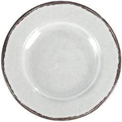 Assiette à dessert mélaminé effet craquelé^Gifi Discount