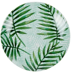 Assiette à dessert motif feuillage vert^Gifi Sale