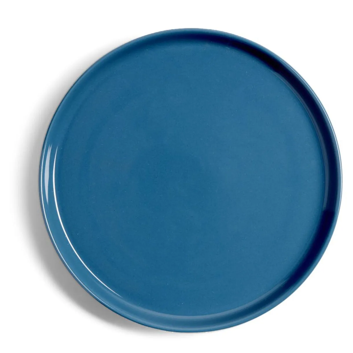 Assiette à dessert Oslo en grès bleu Ø20cm^Gifi Clearance