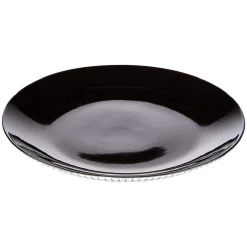 Assiette à dessert rayure noire et blanche^Gifi Clearance