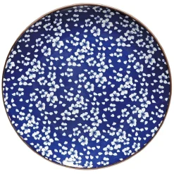 ASSIETTE À DESSERT RONDE BLEU ET BLANC^Gifi Sale