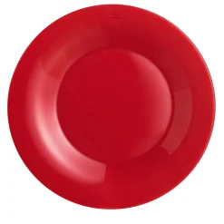 Assiette à dessert ronde Luminarc rouge Zana^Gifi Best