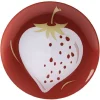 Assiette à dessert ronde Luminarc fraise rouge^Gifi Online